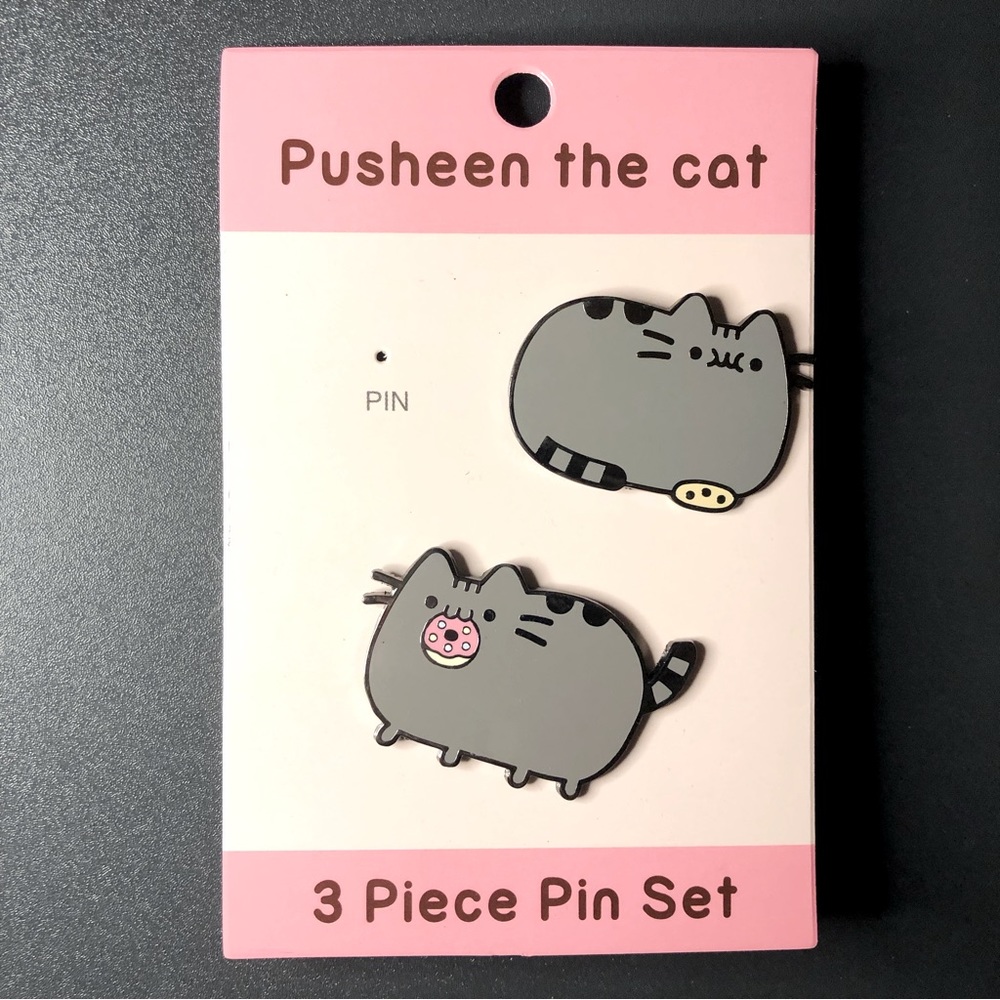 Pusheen Pin Set